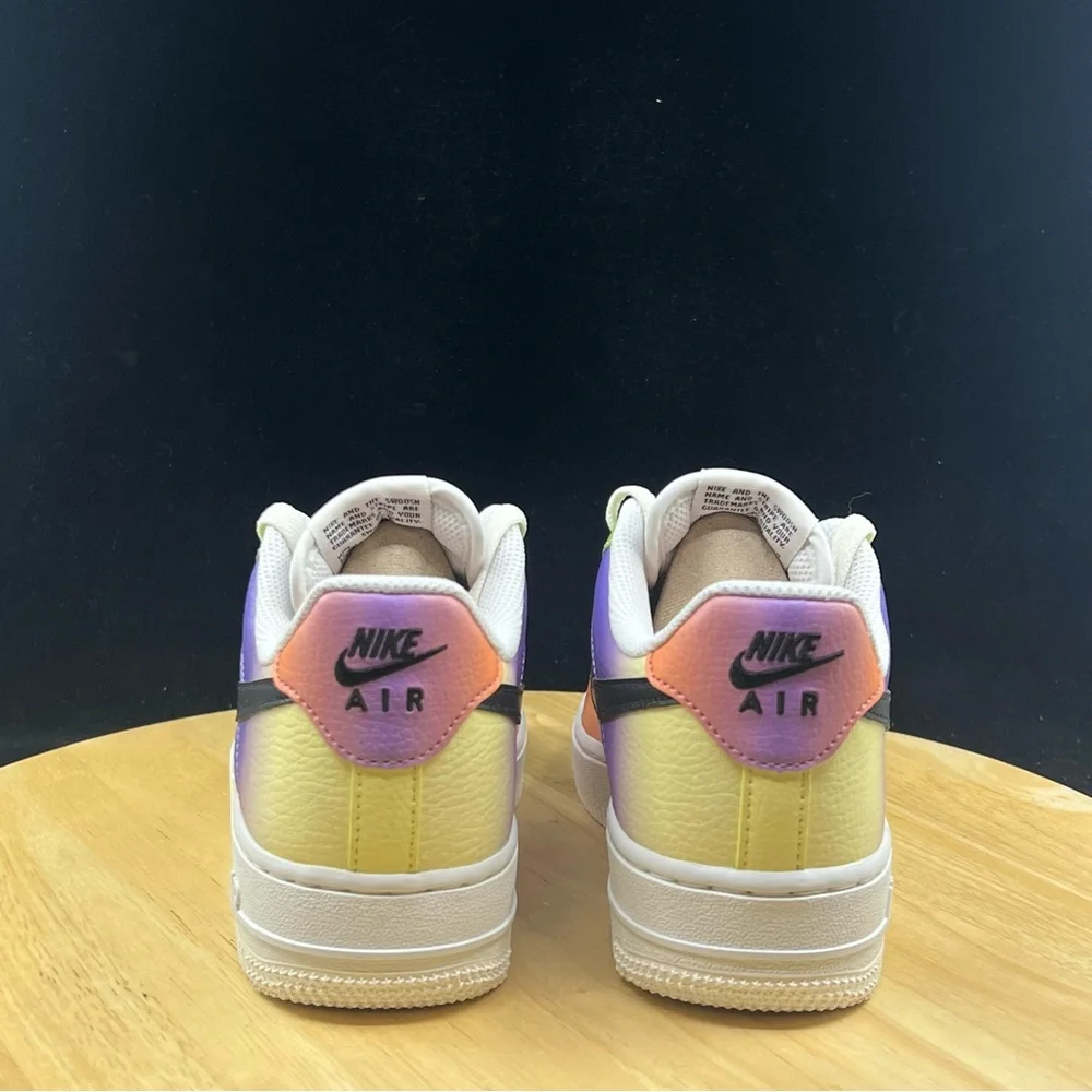 Nike Women's Air Force 1 Low '07 Multi-Color Gradient FD0801-100 Size 6 - Picture 6 of 10